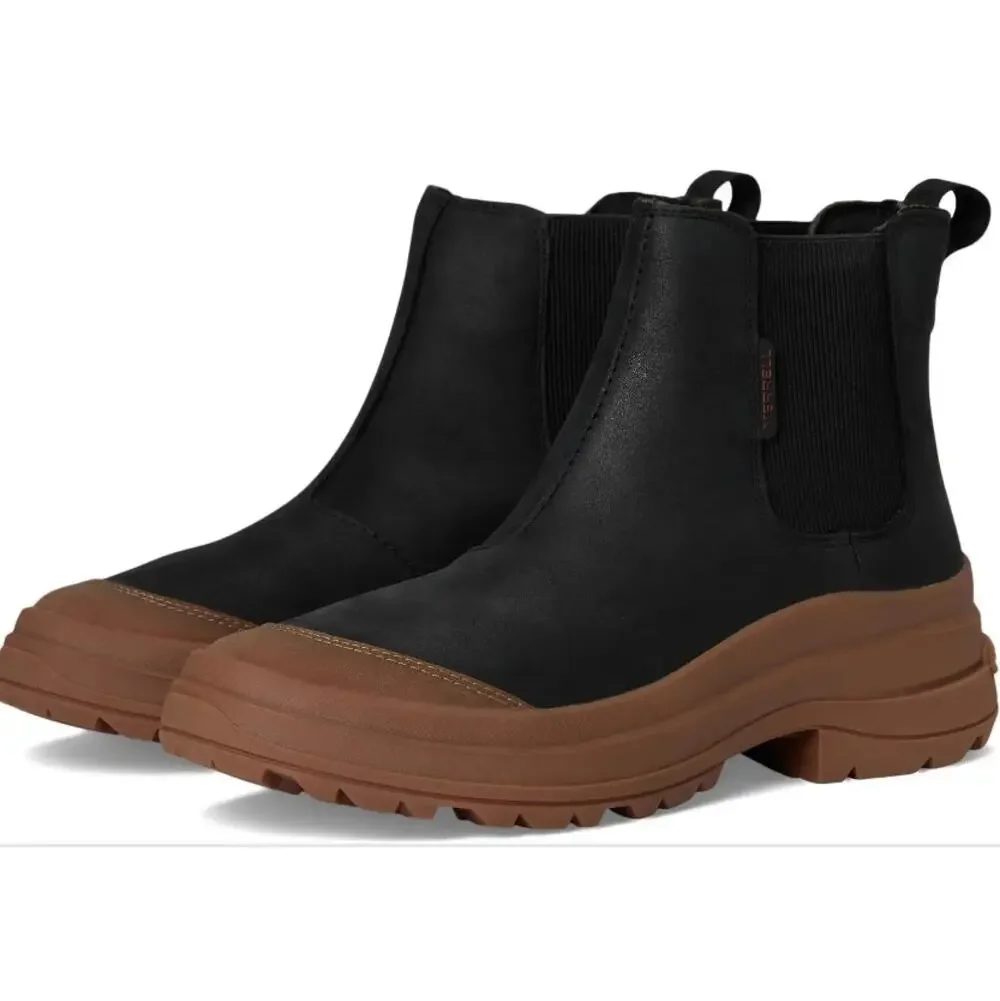 Merrell Women's Black Gum Harper Pull On Waterproof Chukka Boots Size 8